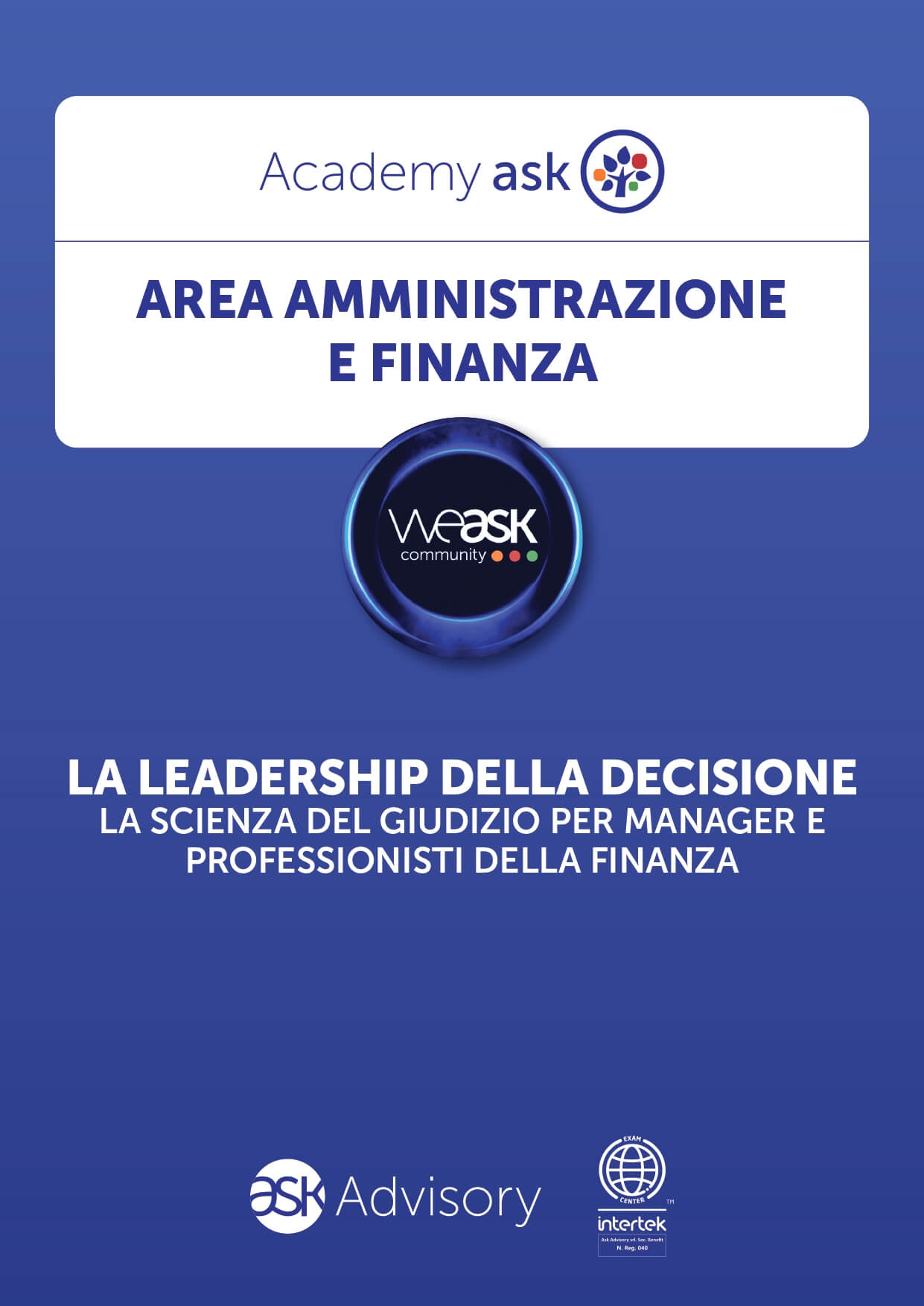 28 Ottobre 2026 - La Leadership della Decisione